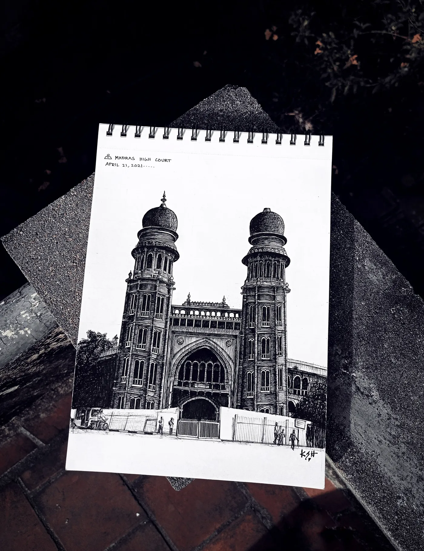 Architectural sketches, artwork 1