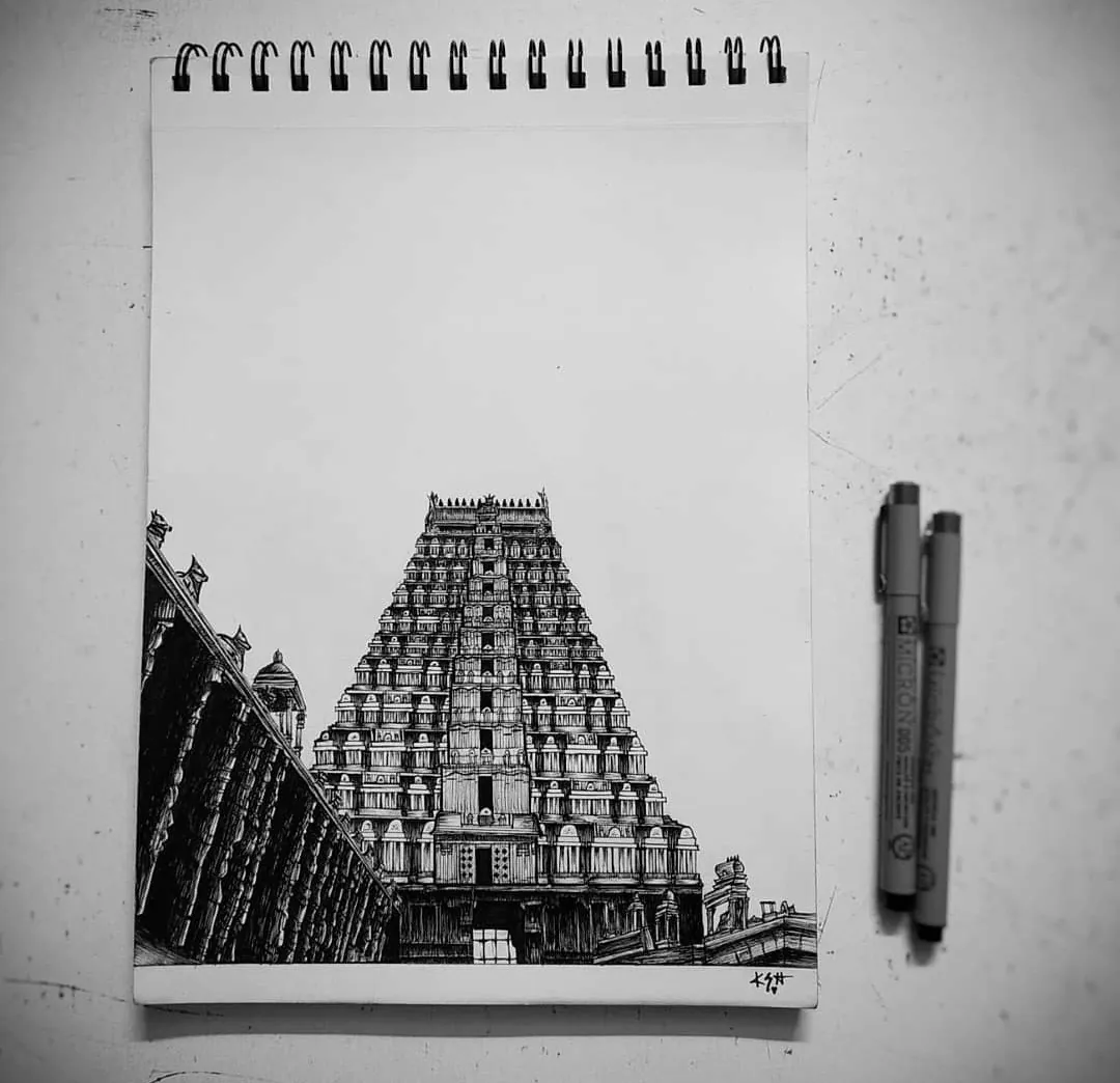 Architectural sketches, artwork 7