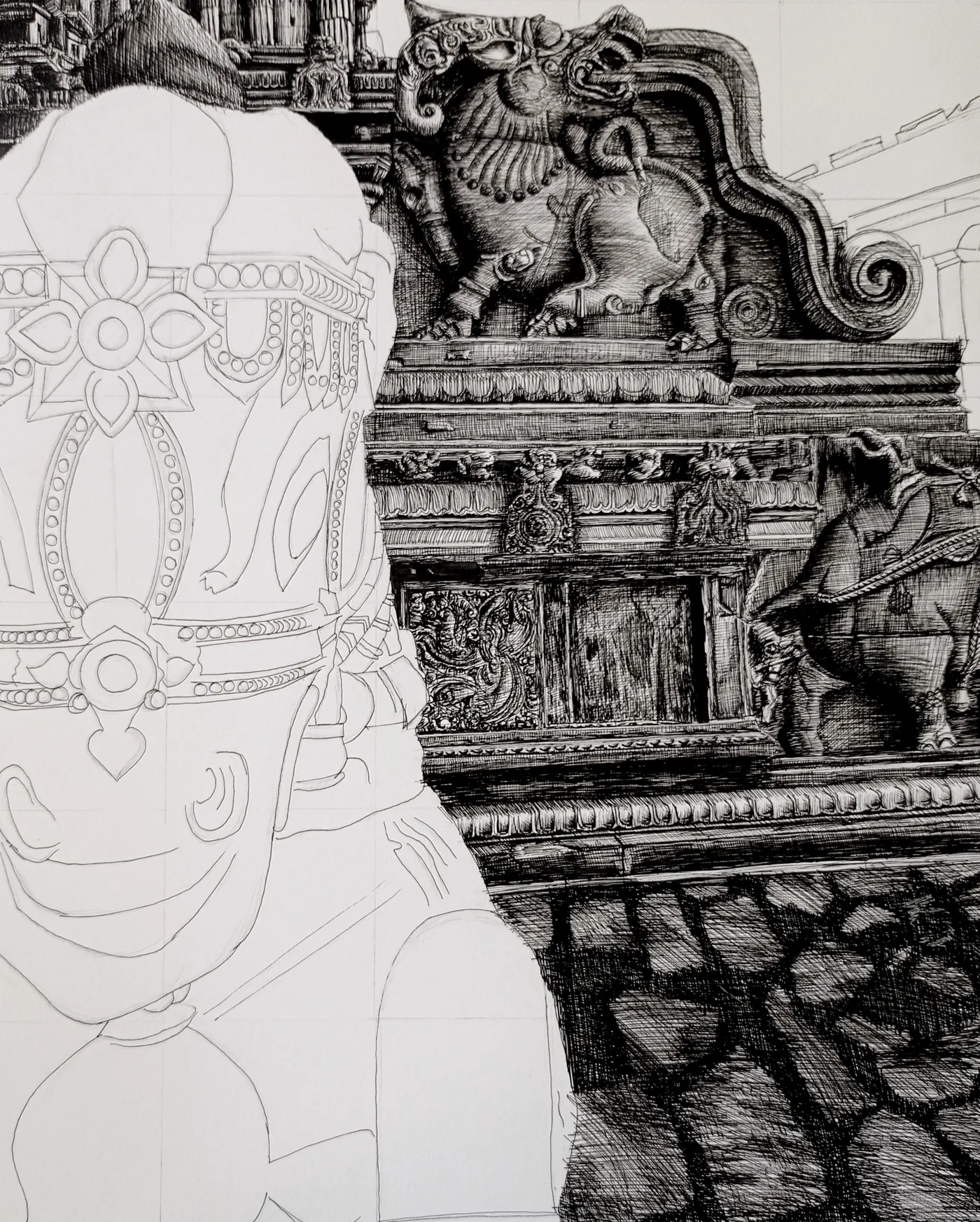 Sculptural sketches, artwork 3