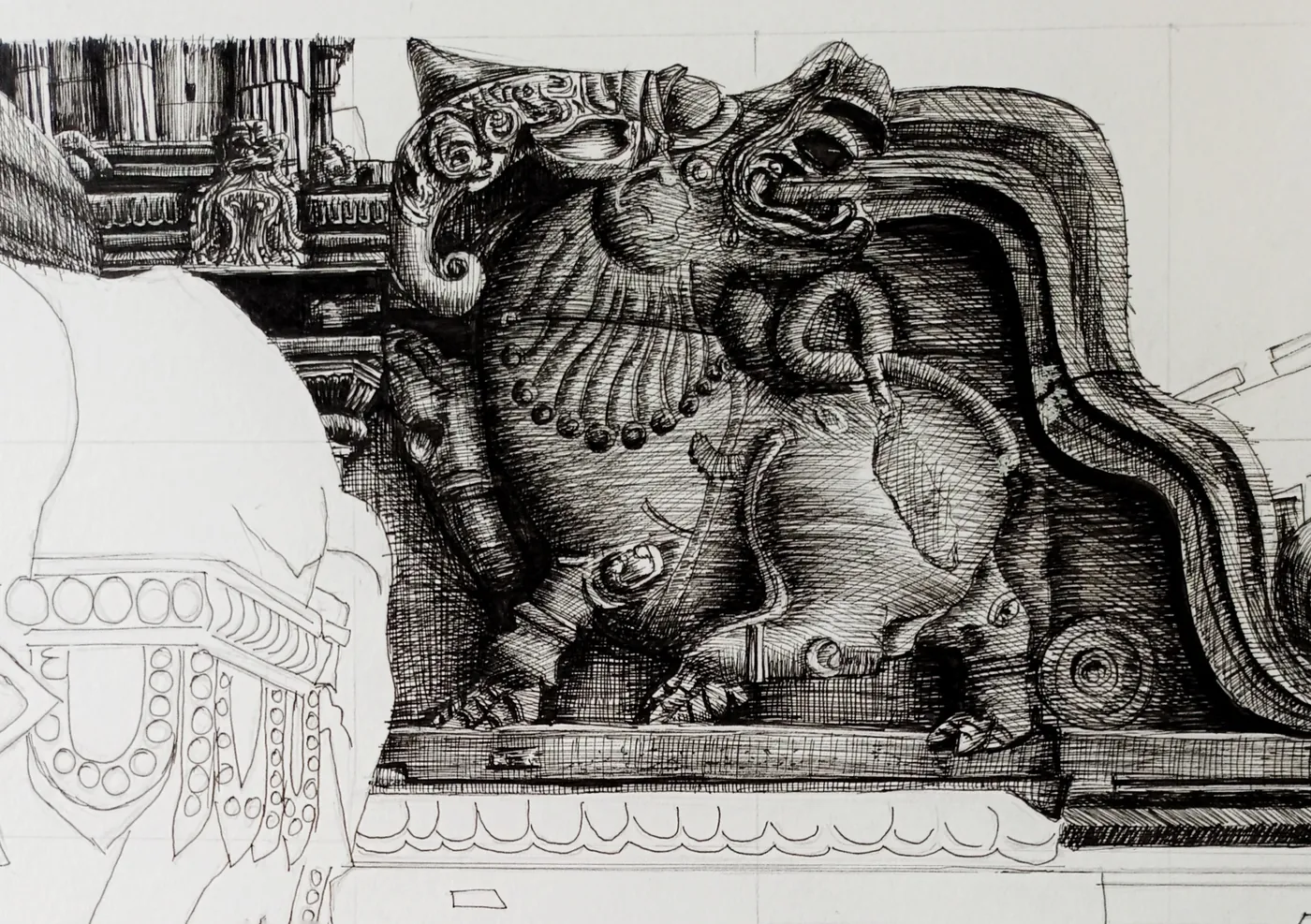 Sculptural sketches, artwork 5