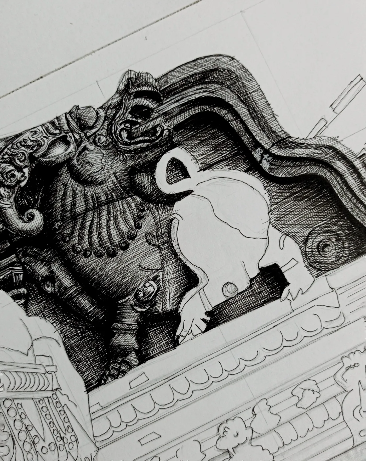 Sculptural sketches, artwork 6