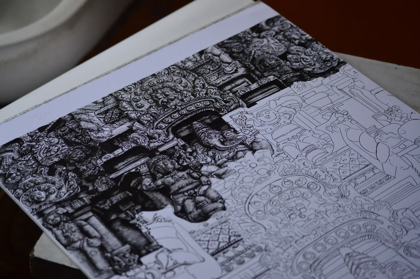 Sculptural sketches, artwork 8