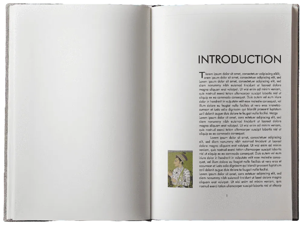 Redesigned introduction spread