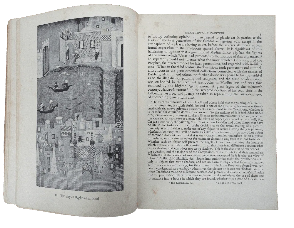 Original spread with illustration