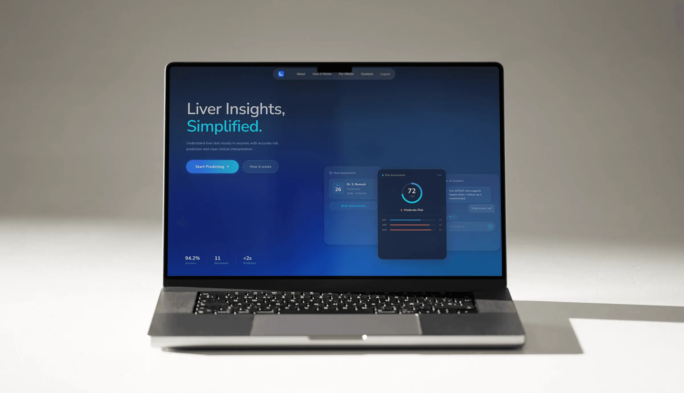 Livr screens overview