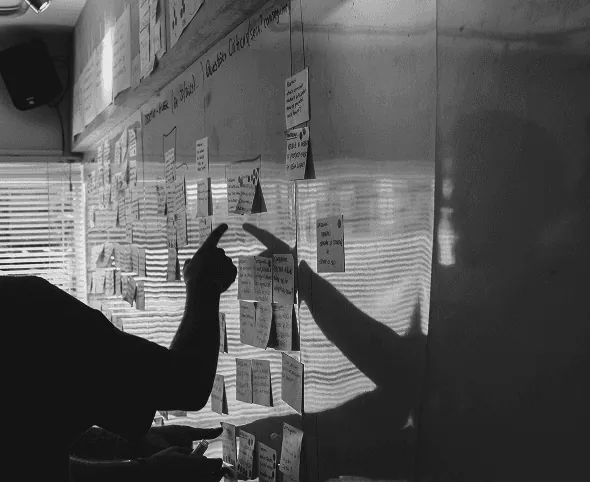 Clinician reviewing a patient report